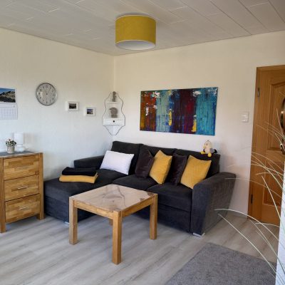 Ferienwohnung Strandflieder - Sitzecke